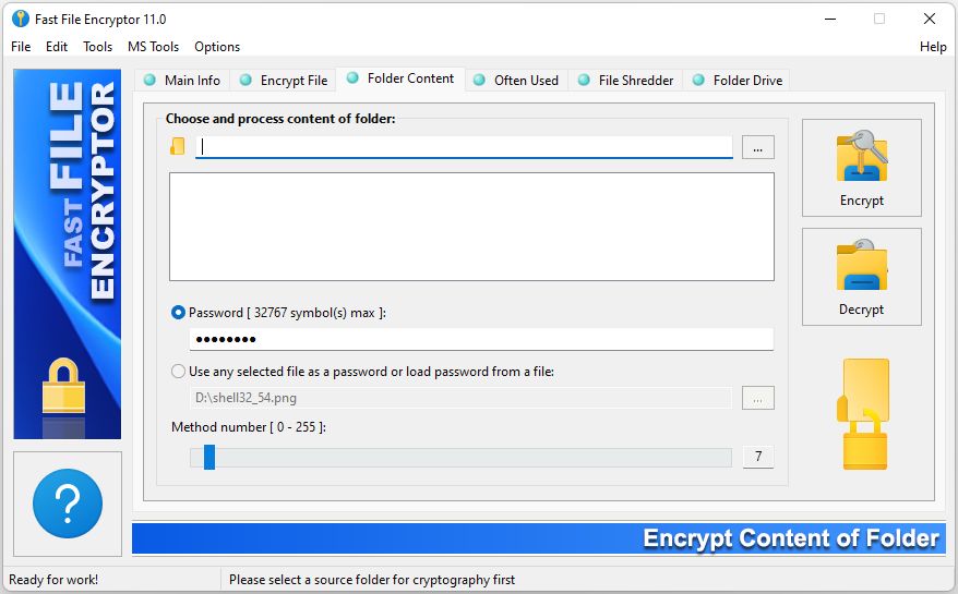 FastEncryptor: Encrypt Folder